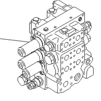 KOMATSU D65E D85E D85 HYDRAULICZNY Główny zawór sterujący 723-63-12101